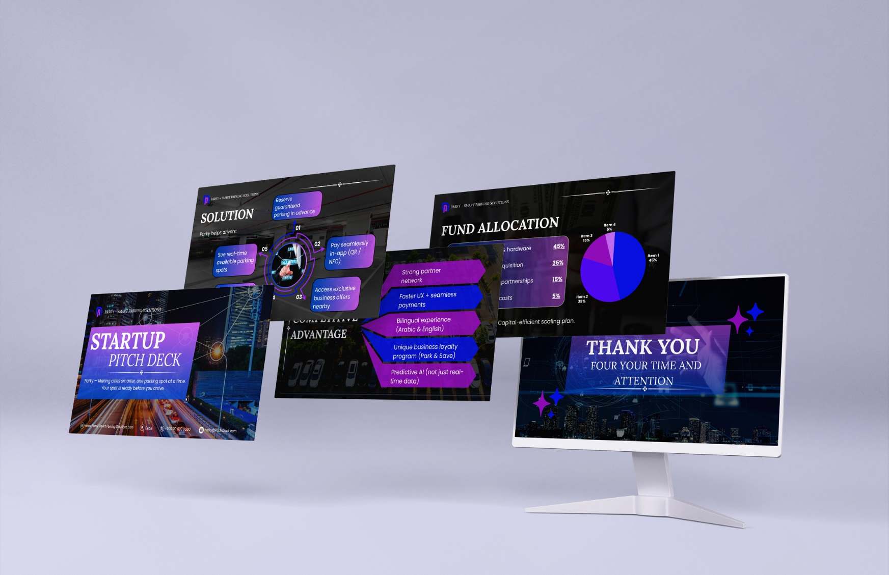 Pitch Deck Startup Parky