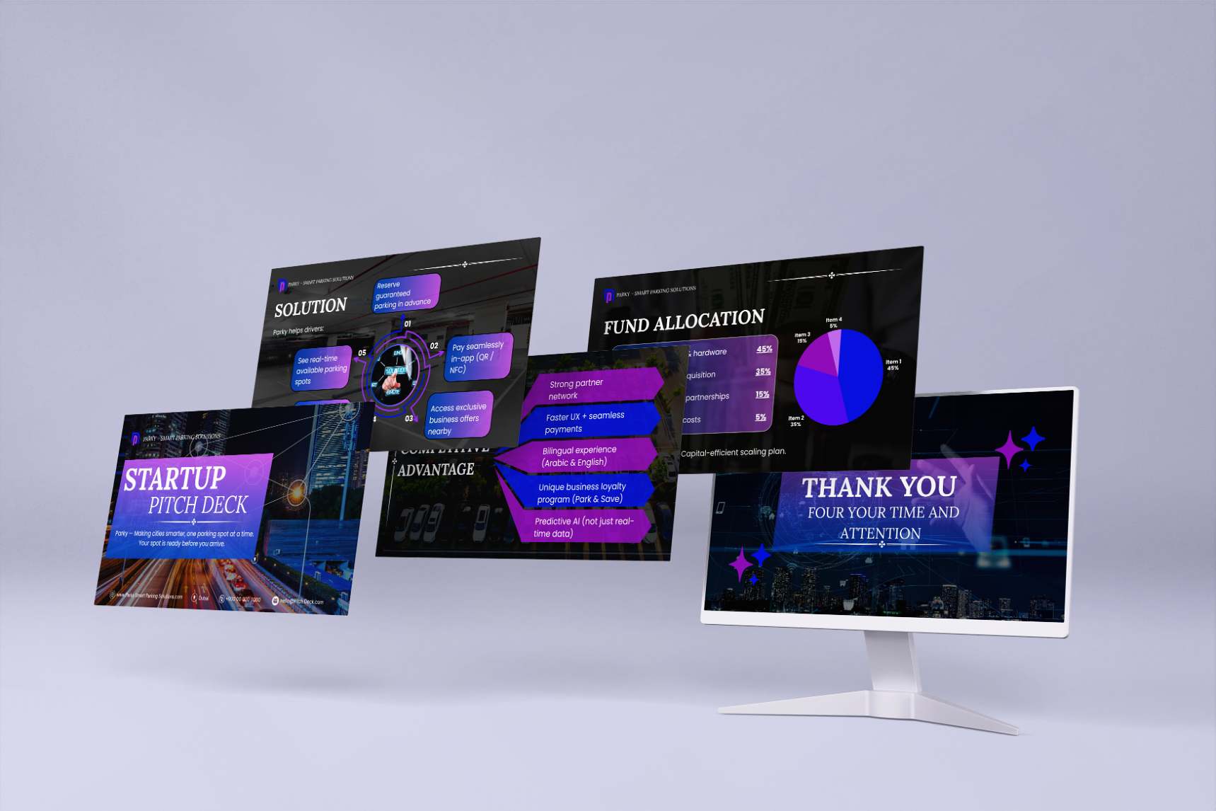 peresentation parky pitch deck