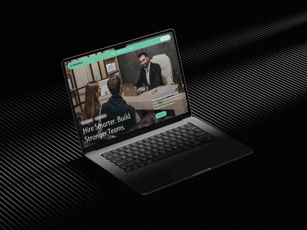 High-converting HR landing page with call-to-action for hiring and talent acquisition